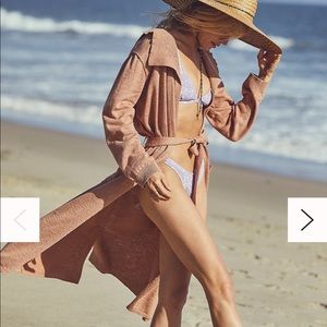 Free People Hazel Trench Natural